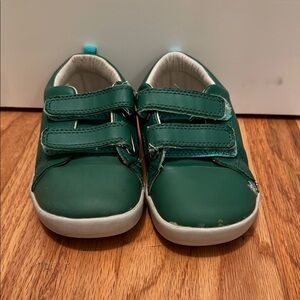 Ten Littles Green Velcro Shoes